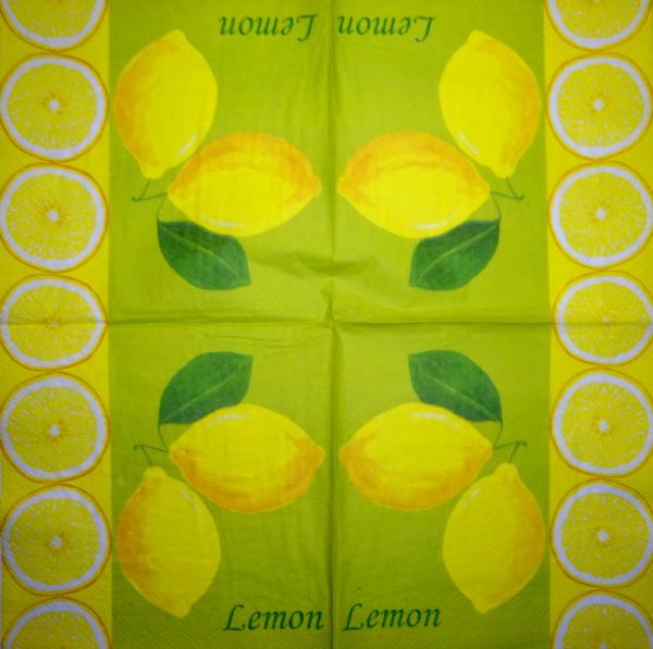 195 Zitronen, Orangen - 3-lagig - SALE !